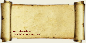 Jana Trošić vizit kartica